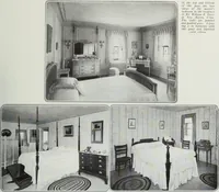 An illustration from House & garden's book of interiors, containing over three hundred illustrations of living rooms, dining rooms, libraries, halls, bedrooms, porches, breakfast rooms, nurseries, kitchens, bathrooms and the use of decorative accessories and curtains, together with practical suggestions for the furnishing and decorating of each type of room in the house (1920)