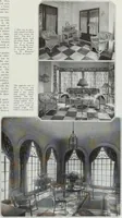 An illustration from House & garden's book of interiors, containing over three hundred illustrations of living rooms, dining rooms, libraries, halls, bedrooms, porches, breakfast rooms, nurseries, kitchens, bathrooms and the use of decorative accessories and curtains, together with practical suggestions for the furnishing and decorating of each type of room in the house (1920)