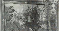 An illustration from House & garden's book of interiors, containing over three hundred illustrations of living rooms, dining rooms, libraries, halls, bedrooms, porches, breakfast rooms, nurseries, kitchens, bathrooms and the use of decorative accessories and curtains, together with practical suggestions for the furnishing and decorating of each type of room in the house (1920)
