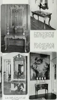 An illustration from House & garden's book of interiors, containing over three hundred illustrations of living rooms, dining rooms, libraries, halls, bedrooms, porches, breakfast rooms, nurseries, kitchens, bathrooms and the use of decorative accessories and curtains, together with practical suggestions for the furnishing and decorating of each type of room in the house (1920)