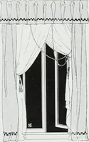 An illustration from House & garden's book of interiors, containing over three hundred illustrations of living rooms, dining rooms, libraries, halls, bedrooms, porches, breakfast rooms, nurseries, kitchens, bathrooms and the use of decorative accessories and curtains, together with practical suggestions for the furnishing and decorating of each type of room in the house (1920)