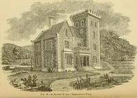 Picture 77 of 114 from The house, a manual of rural architecture, or, How to build country houses and out-buildings : embracing the origin and meaning of the house ; the art of house-building, including planning, style and construction ; desings and descriptions of cottages farm-houses, villas and out-buildings, of various cost and in the different styles of architecture, etc., etc. ; and an appendix containing recipes for paints and washes, stucco, rough-cast, etc. ; and instructions for roofing, building with rough stone, unburnt brick, balloon frames, and the concrete or gravel wall ; with numerous original plans (1866), leaf 116