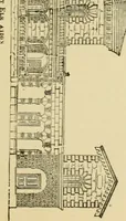 An illustration from The house, a manual of rural architecture, or, How to build country houses and out-buildings : embracing the origin and meaning of the house ; the art of house-building, including planning, style and construction ; desings and descriptions of cottages farm-houses, villas and out-buildings, of various cost and in the different styles of architecture, etc., etc. ; and an appendix containing recipes for paints and washes, stucco, rough-cast, etc. ; and instructions for roofing, building with rough stone, unburnt brick, balloon frames, and the concrete or gravel wall ; with numerous original plans (1866)