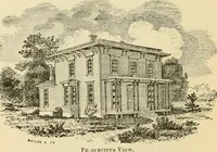 An illustration from The house, a manual of rural architecture, or, How to build country houses and out-buildings : embracing the origin and meaning of the house ; the art of house-building, including planning, style and construction ; desings and descriptions of cottages farm-houses, villas and out-buildings, of various cost and in the different styles of architecture, etc., etc. ; and an appendix containing recipes for paints and washes, stucco, rough-cast, etc. ; and instructions for roofing, building with rough stone, unburnt brick, balloon frames, and the concrete or gravel wall ; with numerous original plans (1866)