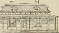 An illustration from The house: a manual of rural architecture: or, How to build country houses and out-buildings .. (1866)