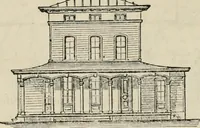 An illustration from The house: a manual of rural architecture: or, How to build country houses and out-buildings .. (1866)