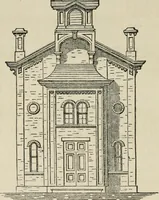 An illustration from The house: a manual of rural architecture: or, How to build country houses and out-buildings .. (1866)