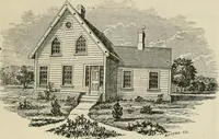 An illustration from The house: a manual of rural architecture: or, How to build country houses and out-buildings .. (1866)