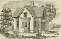 An illustration from The house: a manual of rural architecture: or, How to build country houses and out-buildings .. (1866)