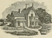 An illustration from The house: a manual of rural architecture: or, How to build country houses and out-buildings .. (1866)