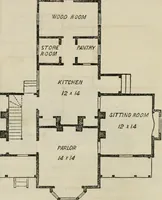 An illustration from The house: a manual of rural architecture: or, How to build country houses and out-buildings .. (1866)