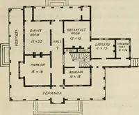 An illustration from The house: a manual of rural architecture: or, How to build country houses and out-buildings .. (1866)