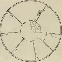 An illustration from The house: a manual of rural architecture: or, How to build country houses and out-buildings .. (1866)