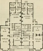 An illustration from The house: a manual of rural architecture: or, How to build country houses and out-buildings .. (1866)