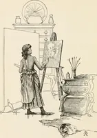 An illustration from How to amuse yourself and others. The American girl's handy book (1887)