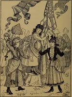 An illustration from How to amuse yourself and others : the American girl's handy book (1887)