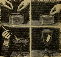 An illustration from How to behave and how to amuse. A handy manual of etiquette and parlor games (1895)