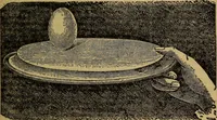 An illustration from How to behave and how to amuse. A handy manual of etiquette and parlor games (1895)