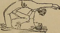 An illustration from How to, a book of tumbling, tricks, pyramids and games; (1899)
