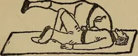 An illustration from How to, a book of tumbling, tricks, pyramids and games; (1899)