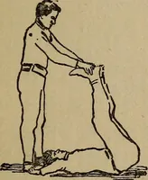 An illustration from How to, a book of tumbling, tricks, pyramids and games; (1899)
