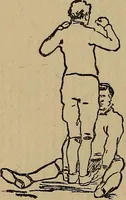 An illustration from How to, a book of tumbling, tricks, pyramids and games; (1899)