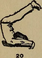 An illustration from How to, a book of tumbling, tricks, pyramids and games; (1899)