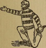 An illustration from How to, a book of tumbling, tricks, pyramids and games; (1899)