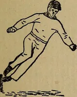 An illustration from How to, a book of tumbling, tricks, pyramids and games; (1899)