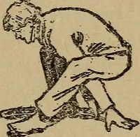 An illustration from How to, a book of tumbling, tricks, pyramids and games; (1899)
