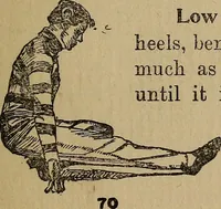 An illustration from How to, a book of tumbling, tricks, pyramids and games; (1899)