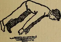 An illustration from How to, a book of tumbling, tricks, pyramids and games; (1899)
