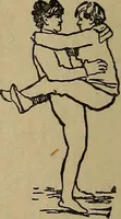 An illustration from How to, a book of tumbling, tricks, pyramids and games; (1899)