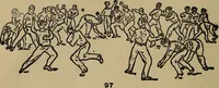 An illustration from How to, a book of tumbling, tricks, pyramids and games; (1899)