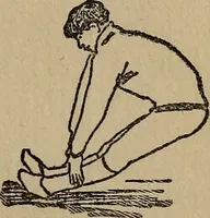An illustration from How to, a book of tumbling, tricks, pyramids and games; (1899)