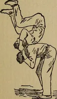 An illustration from How to, a book of tumbling, tricks, pyramids and games; (1899)