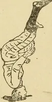 An illustration from How to, a book of tumbling, tricks, pyramids and games; (1899)