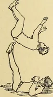 An illustration from How to, a book of tumbling, tricks, pyramids and games; (1899)