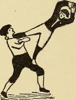 An illustration from How to, a book of tumbling, tricks, pyramids and games; (1899)