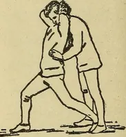 An illustration from How to, a book of tumbling, tricks, pyramids and games; (1899)