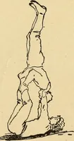 An illustration from How to, a book of tumbling, tricks, pyramids and games; (1899)