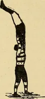 An illustration from How to, a book of tumbling, tricks, pyramids and games; (1899)