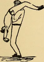 An illustration from How to, a book of tumbling, tricks, pyramids and games; (1899)