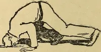An illustration from How to, a book of tumbling, tricks, pyramids and games; (1899)