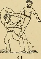 An illustration from How to, a book of tumbling, tricks, pyramids and games; (1899)