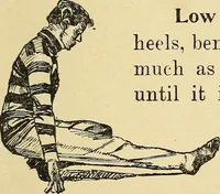 An illustration from How to, a book of tumbling, tricks, pyramids and games; (1899)