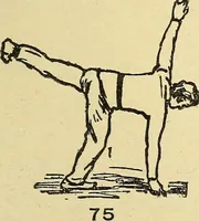 An illustration from How to, a book of tumbling, tricks, pyramids and games; (1899)