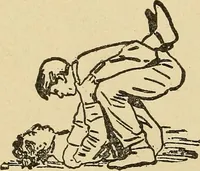 An illustration from How to, a book of tumbling, tricks, pyramids and games; (1899)