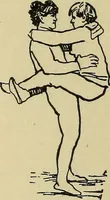 An illustration from How to, a book of tumbling, tricks, pyramids and games; (1899)