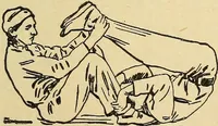 An illustration from How to, a book of tumbling, tricks, pyramids and games; (1899)